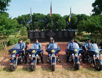 Motor Unit at Law Enforcement Memorial
