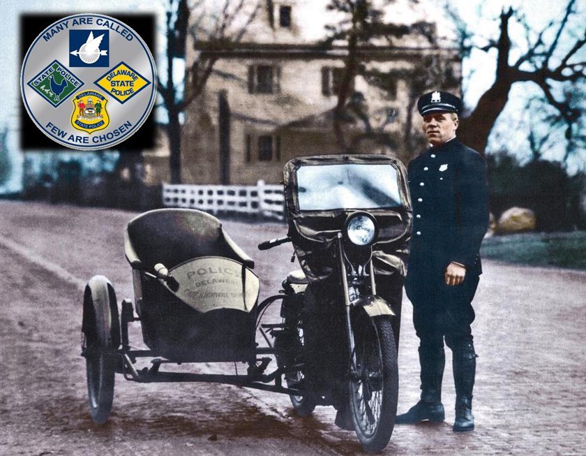 1920's Patrol Motorcycle